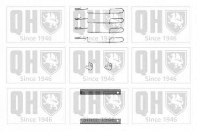 QUINTON HAZELL bfk908 -  Комплектующие, колодки дискового тормоза